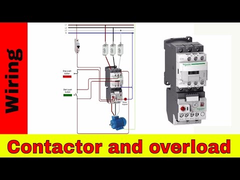 How to wire a contactor and overload
