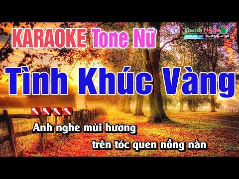 Tình Khúc Vàng Karaoke Tone Nữ 9587 -  Nhạc Sống Thanh Ngân