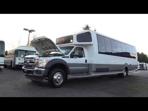 2012 Ford Turtle Top 34 Passenger Shuttle Bus - S26587