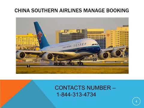 china southern manage my booking 1-844-313-4734