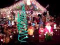 Amazing Christmas Lights In Downtown Perry GA Christmas 2010