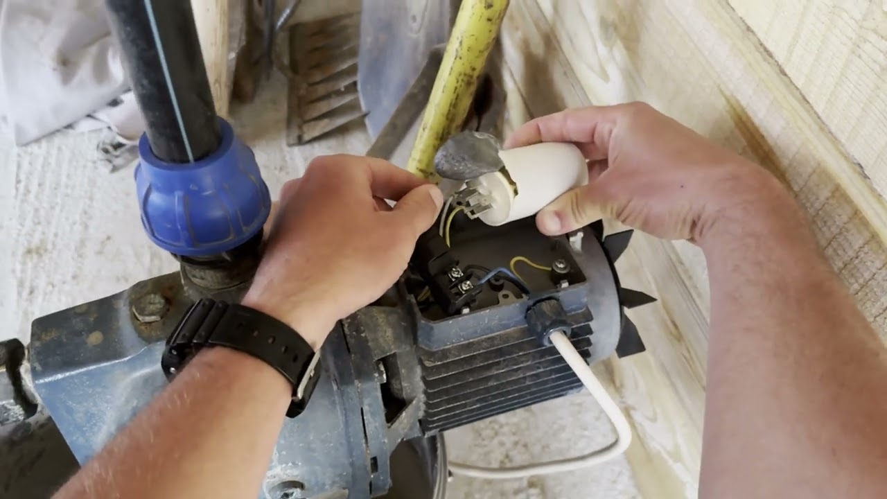 Water Pump Capacitor Replacement DIY ( PEDROLLO )