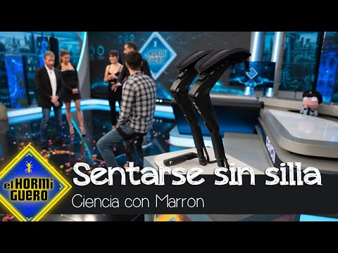 Marron sorprende con un invento que permite sentarte sin necesidad de silla - El Hormiguero