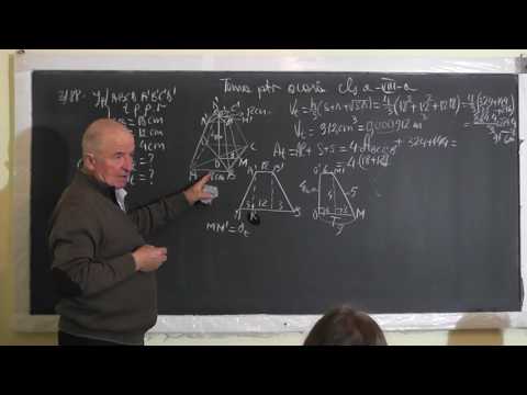 1/3 1459 - Trunchi de piramida Trapez isoscel Cazuri de Congruenta Asemanare triunghiuri - Clasa 8