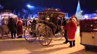 preview picture of video '2015 Зимняя сказка в Ульяновске центр площадь  new year'
