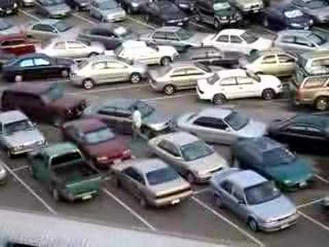 How to get out of a tight parking lot