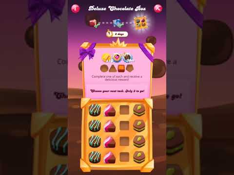 Deluxe chocolate box tutorial | tasks of the golden box | Latest Candy crush saga