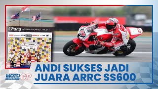 Pembalap Asal Indonesia Andi Gilang Juarai Asia Road Racing Championship SS600 di Thailand