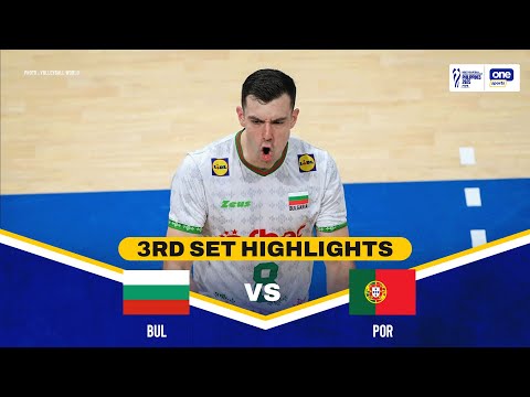 BULGARIA vs. PORTUGAL | SET 3 HIGHLIGHTS | 2025 FIVB MEN’S WORLD CHAMPIONSHIP | SEPT 22, 2025