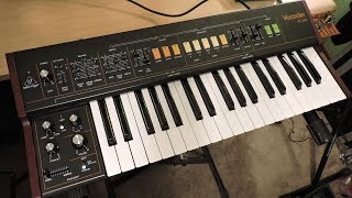 Video thumbnail for Behringer VC340 Vocoder USER REVIEW Synthesizer by gstormelectro