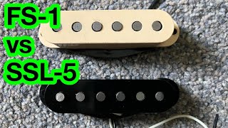 Video thumbnail for DiMarzio FS-1 vs Seymour Duncan SSL-5 by gwEm’s gwEmbassy