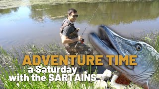 My First Time FISHING in WADERS - Weekend VLOG