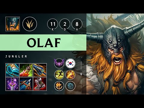 Olaf Jungle vs Lee Sin - KR Master Patch 25.12