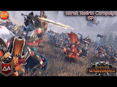 Total War: Warhammer 3 Karak Kadrin Campaign EP:1 Muster The Slayer Throngs!