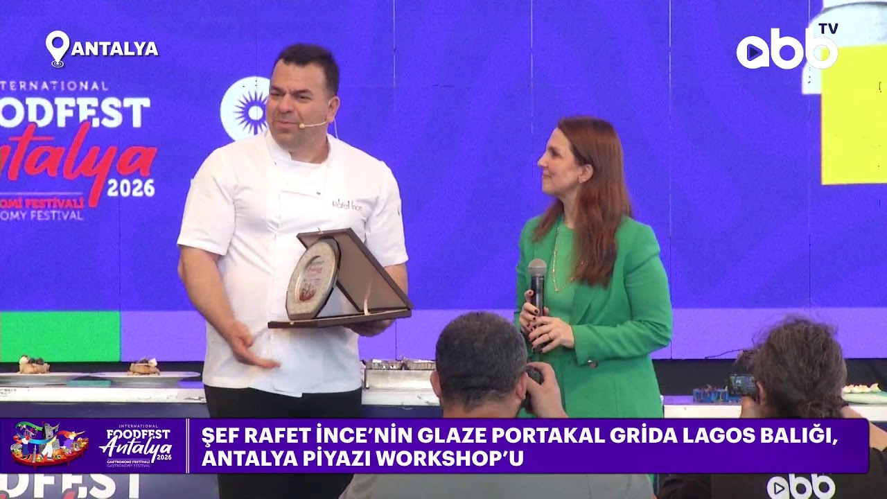 ŞEF RAFET İNCE’NİN GLAZE PORTAKAL GRİDA LAGOS BALIĞI, ANTALYA PİYAZI WORKSHOP’U