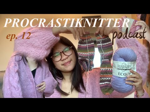 i finished knitting the cardigan!!! procrastiknitter ep. 12