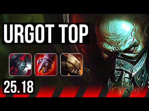 URGOT vs VOLIBEAR (TOP) | 8 solo kills, Legendary, 43k DMG | NA Master | 25.18