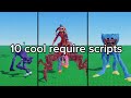 10 Cool Require Scripts Roblox Script