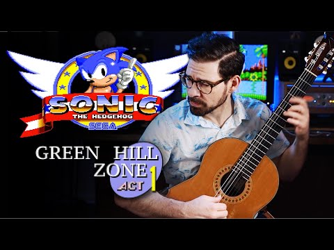 Sonic the Hedgehog - Green Hill Zone Classical Guitar Cover