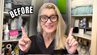How I Organized My Linen Closet Without Buying Anything