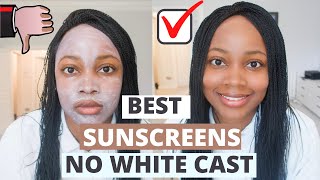 BEST PHYSICAL SUNSCREENS FOR BROWN/DARK SKIN | *TRY ON*
