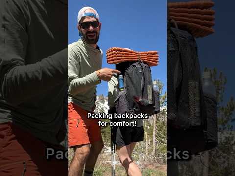 We’ve packed these backpacks hundreds of times. This is how we’ve learned to maximize comfort!