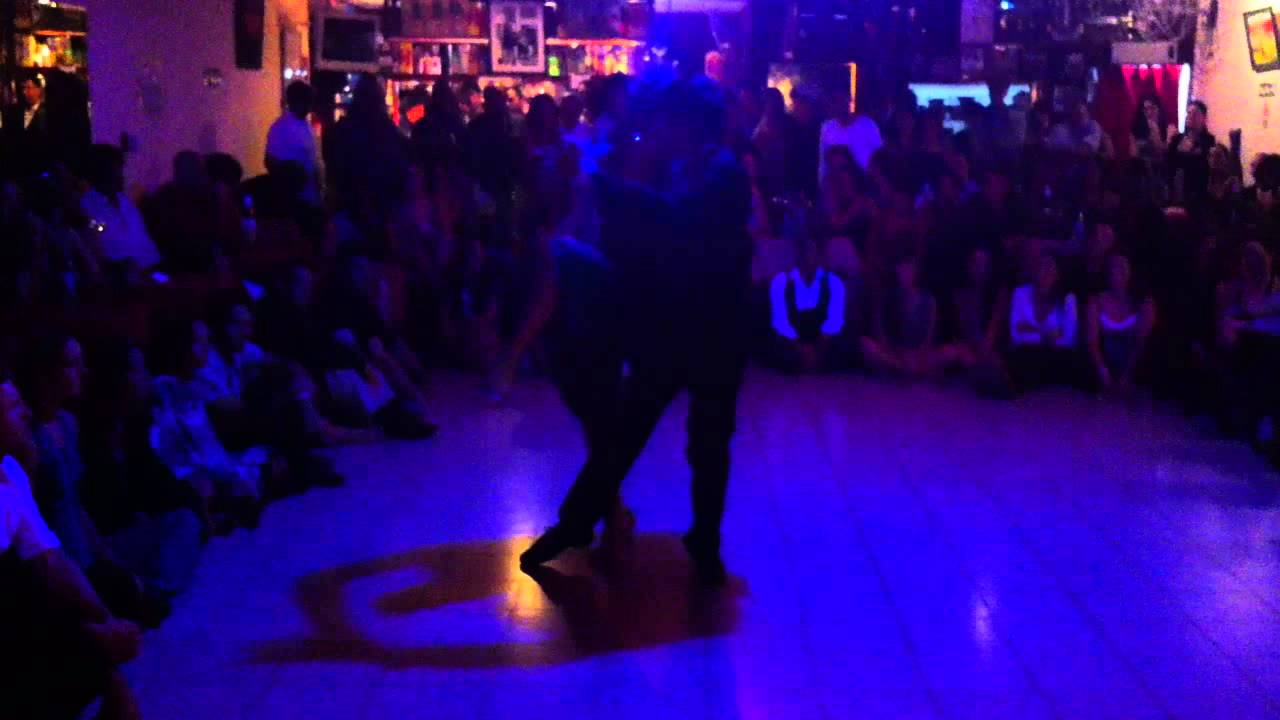 Noelia Hurtado y Octavio Fernández en MILONGA10 en el 3er. YEITE TANGO FESTIVAL