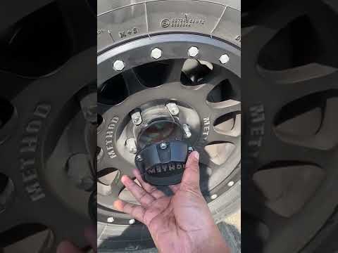 Method Rims center cap comes off so easily.