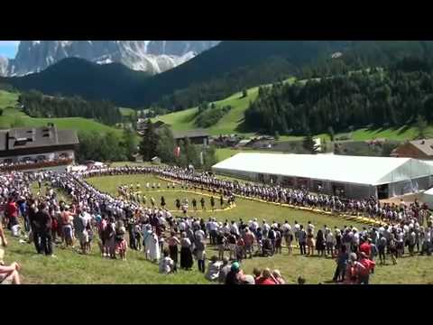 Schuhplattler Weltrekord Villnöss  August 2011