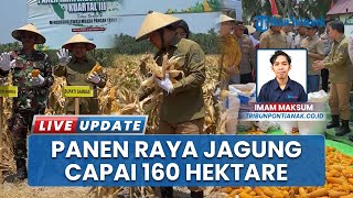 Polres Sambas Panen Raya Jagung Kuartal III Seluas 160 Hektar di Desa Simpang Empat, Kalbar