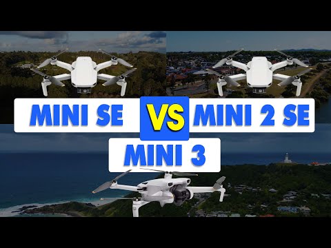 Mini SE vs Mini 2 SE vs Mini 3 - DJI Mini Drone Comparison