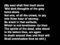 The cruxshadows - sympathy for tomorrow (lyrics ...