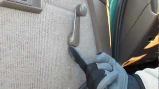 Toyota Tacoma Door Panel Removal part 2 Removing window handle