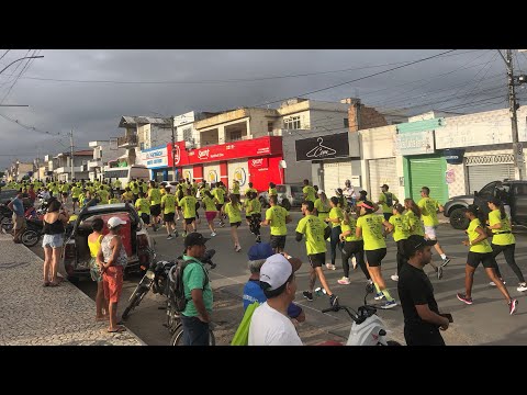 Largada da corrida da superação em Olindina Bahia