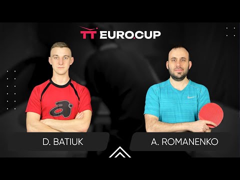 16:20 Dmytro Batiuk - Andrii Romanenko 22.09.2024 TT Euro.Cup Ukraine Master. TABLE 4