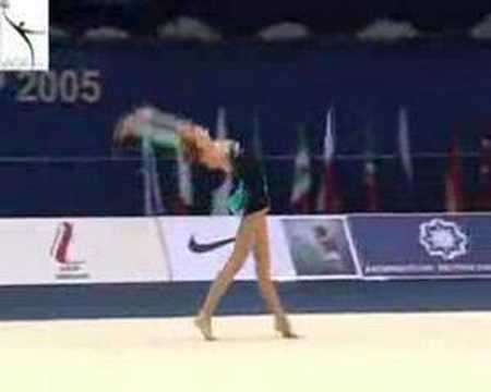Pavelkova Eva Ribbon 2005 Baku AA