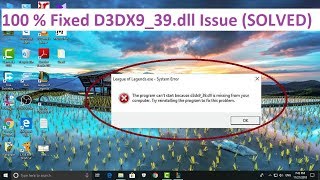 D3DX9 39.DLL SCARICARE
