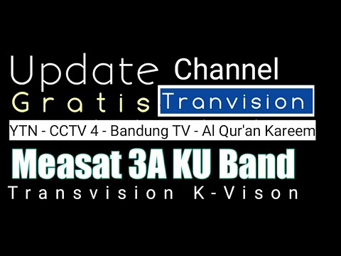 Update Channel Measat 3 Ku Band Fta 2018 Terbaru