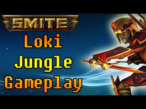 Smite: Loki Jungle Gameplay w/Facecam - ATHENA ULT TOO GOOD!!!