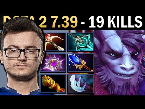 Riki Gameplay Miracle with Disperser and 19 Kills - Dota 7.39