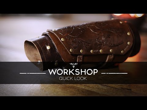 Ezio Right Leather Gauntlet (AC2) - Quick Look