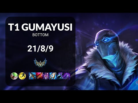 T1 Gumayusi Varus vs Draven BOTTOM - KR CHALLENGER Patch 14.4