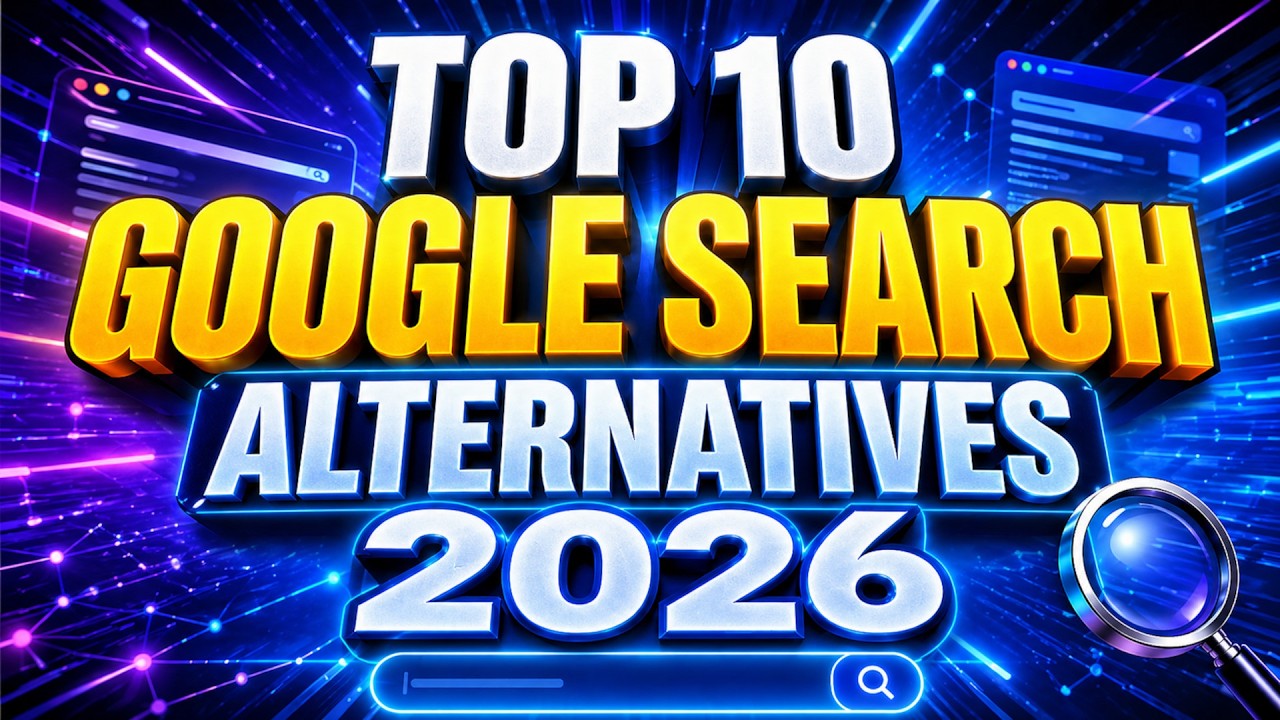 Top 10 Best Google Search Alternatives to Use Now! (2026)