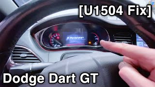 Dodge Dart GT Angle Sensor Code Fix [ U1504 ]