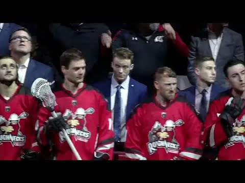 2019 NLL Championship Banner Ceremony from Calgary