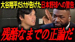 大谷翔平が日本野球の在り方に忠告“時代遅れ”その残酷なまでの正論にレジェンド激震「翔平のような男は初めてだ」【大谷翔平/オルティズ/MLBニュース】