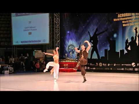 CAFFI Mikael - GREZET Pamela Fußtechnik World Masters Zielona Gora 17.10.2012 Rock´n´Roll