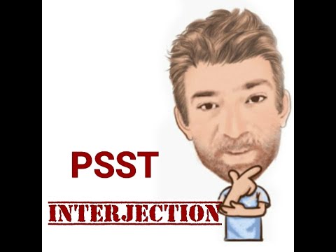 English Tutor Nick P Interjections (208) Psst - (Origin)