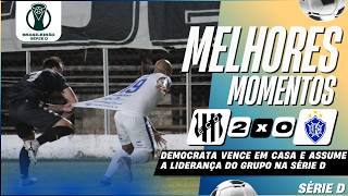DEMOCRATA - MG 2 X 0 VITÓRIA - ES | MELHORES MOMENTOS | 5ª RODADA | BRASILEIRÃO SÉRIE D 2026