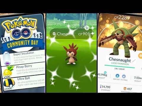 PREP NOW! *CHESPIN* Community Day - 2023! | Pokémon GO